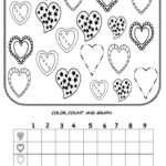 Valentine Day Graph Worksheet Preschoolplanet