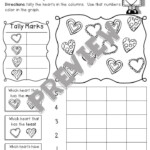 Valentines Day BUNDLE math And Literacy Math Packets Life Skills