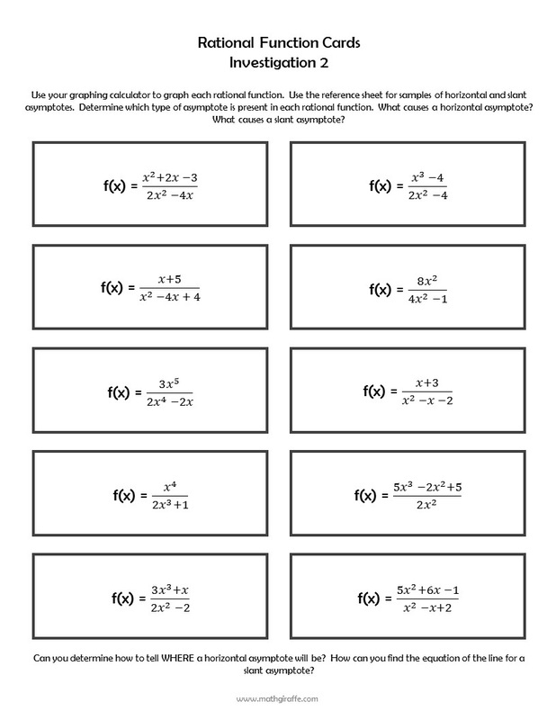 What Makes An Asymptote Guided Inquiry Lesson For Rational Functions