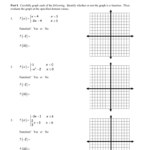 Worksheet Piecewise Functions